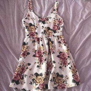 Floral mini dress